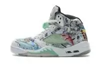 nike air jordan 5 homme low av2405-900 wings graffiti